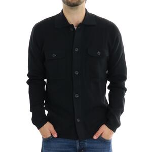 OVERSHIRT IN MAGLIA NERO